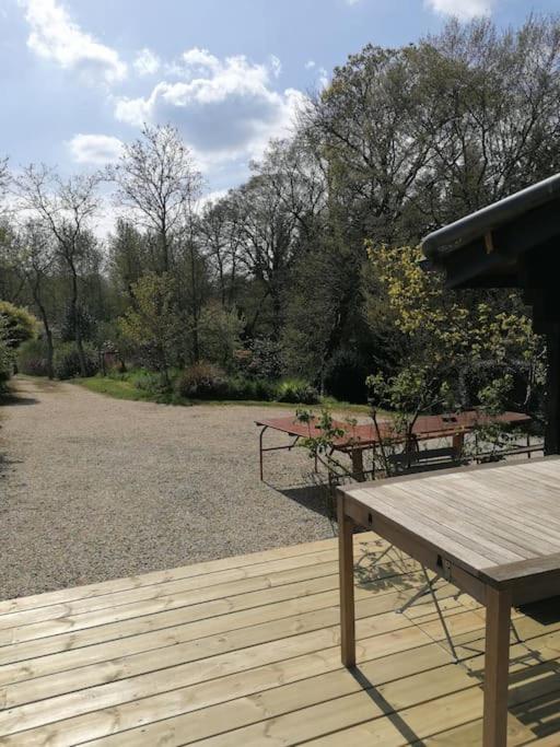 Chalet En Pleine Nature Au Bord D'Un Etang Lanvallay Eksteriør bilde