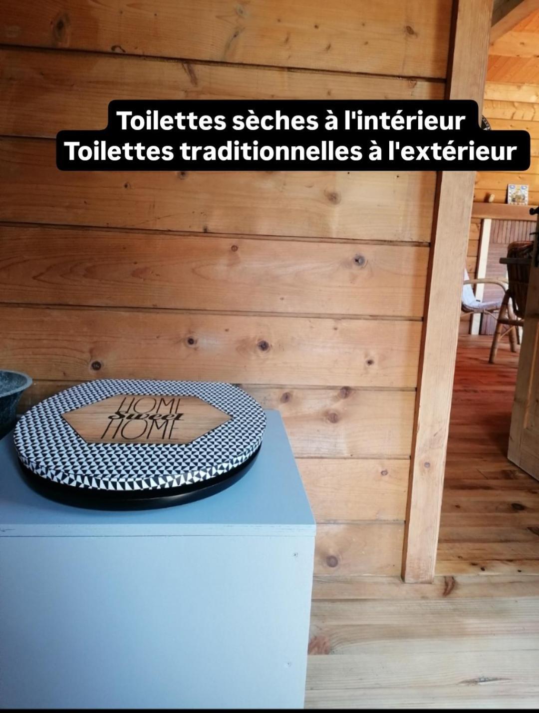 Chalet En Pleine Nature Au Bord D'Un Etang Lanvallay Eksteriør bilde